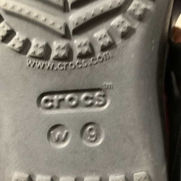 Crocs Kadee II Printed Floral FlipFlop Black/Floral Slip-On Thong Sandals size 9 - Picture 7 of 7